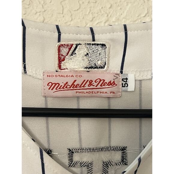 Mitchell’s & Ness New York Yankees Derek Jeter Stripped Jersey SZ 54 PLS Read - Picture 2 of 16